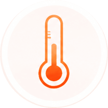 Ícone de temperatura territorial